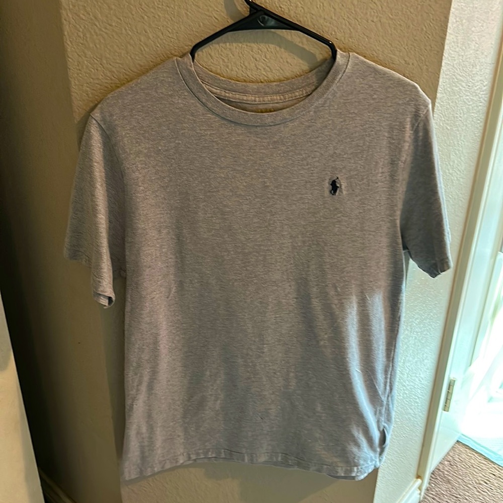 Grey polo t shirt